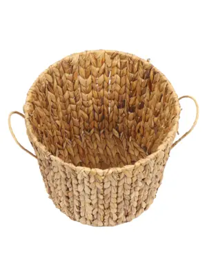Waterhyacint plantmand met metaalframe – 33,5cm diameter – Kunstpalm.nl