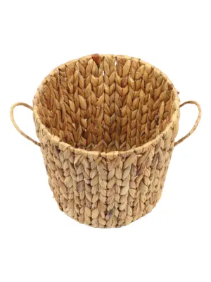 Waterhyacint plantmand met metaalframe – 30cm diameter – Kunstpalm.nl