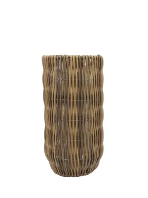 Hoge Plantenpot Kunstriet Naturel H60cm
