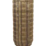 Hoge Plantenpot Kunstriet Naturel H91cm – 41cm diameter