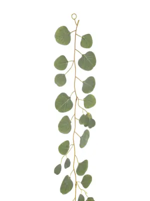 Nep Eucalyptus Slinger 190cm met gedetailleerde bladeren