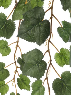 Kunstplanten bundel Druivenblad – realistische hangplant met donkere en lichte groene bladeren te koop bij Kunstpalm.nl