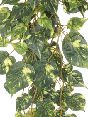Nep Scindapsus Hangplant 110cm met gevlekte bladeren