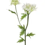 Kunstbloem Agapanthus Wit met grote en kleine bloem.
