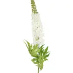 Kunstbloem Delphinium Wit natuurgetrouw.