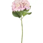 Kunstbloem Hortensia Paars met grote bloemkroon.