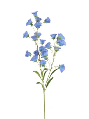 Kunstbloem Klokjesbloem Blauw met 25 bloemen