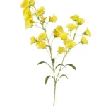 Kunstbloem Klokjesbloem Geel met 25 bloemen.