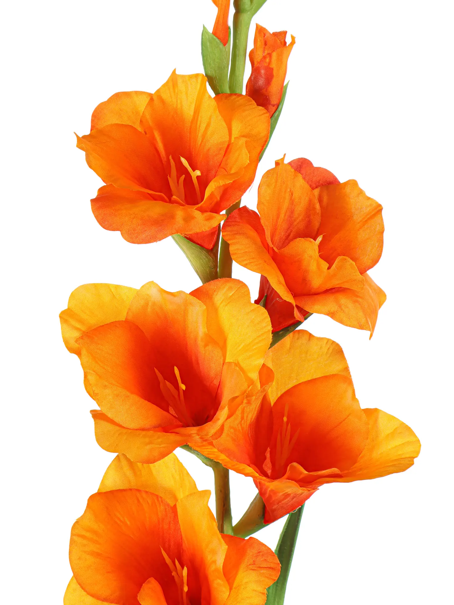 Kunstbloem Gladiool Oranje natuurgetrouw.
