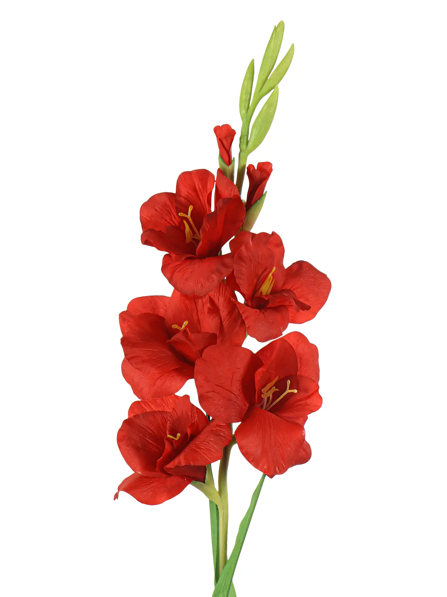 Kunstbloem Gladiool Rood natuurgetrouw.