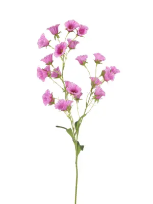 Kunstbloem Klokjesbloem Paars met 25 bloemen.
